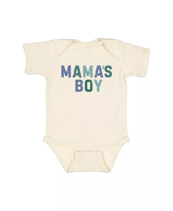 

Боди с коротким рукавом для мальчиков Baby Boys Mama's Multi Sweet Wink, коричневый/бежевый