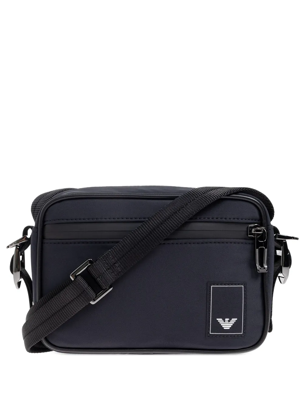 

Рюкзак на молнии с нашивкой-логотипом EMPORIO ARMANI, синий