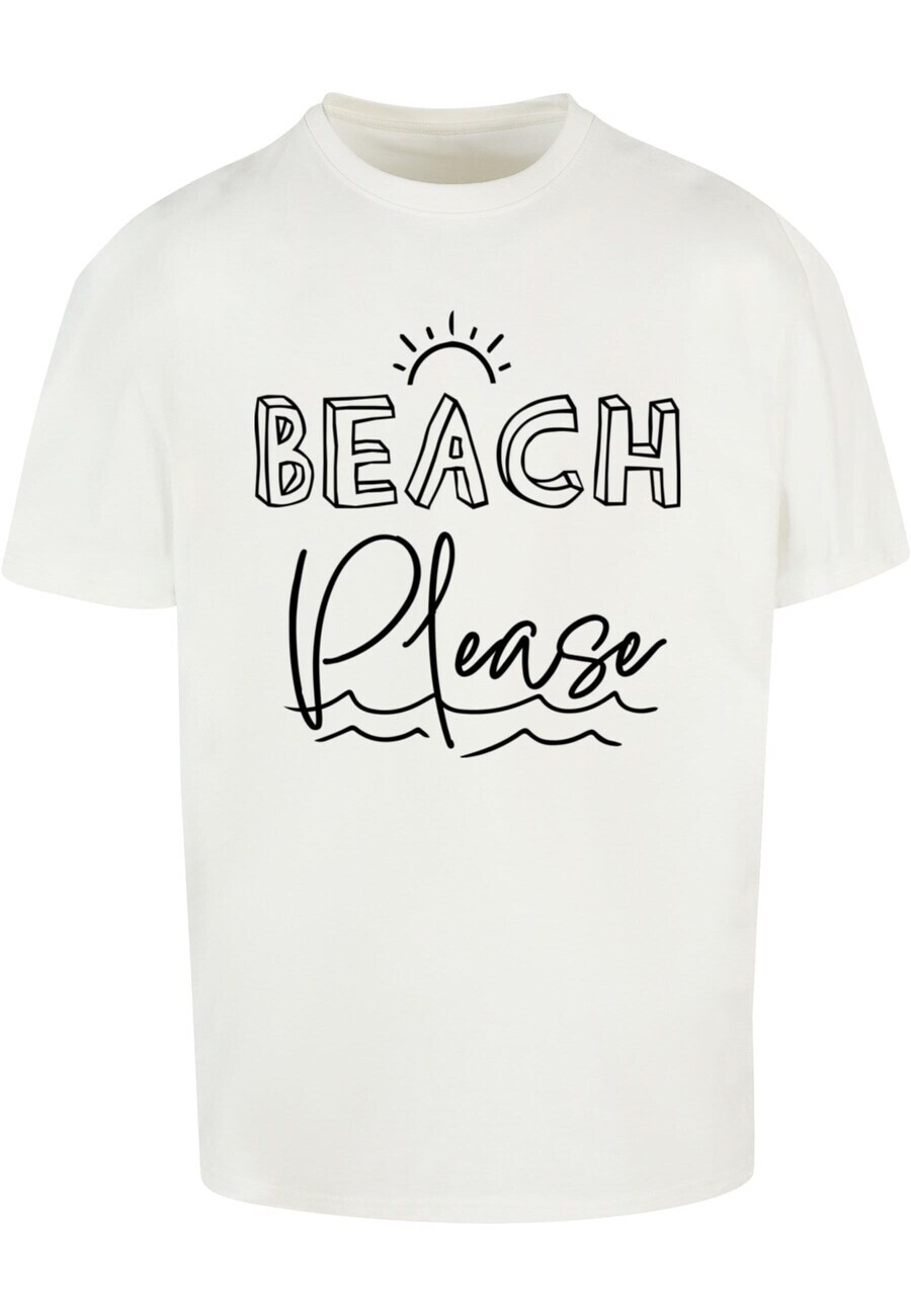 

Футболка Merchcode BEACH PLEASE, белый
