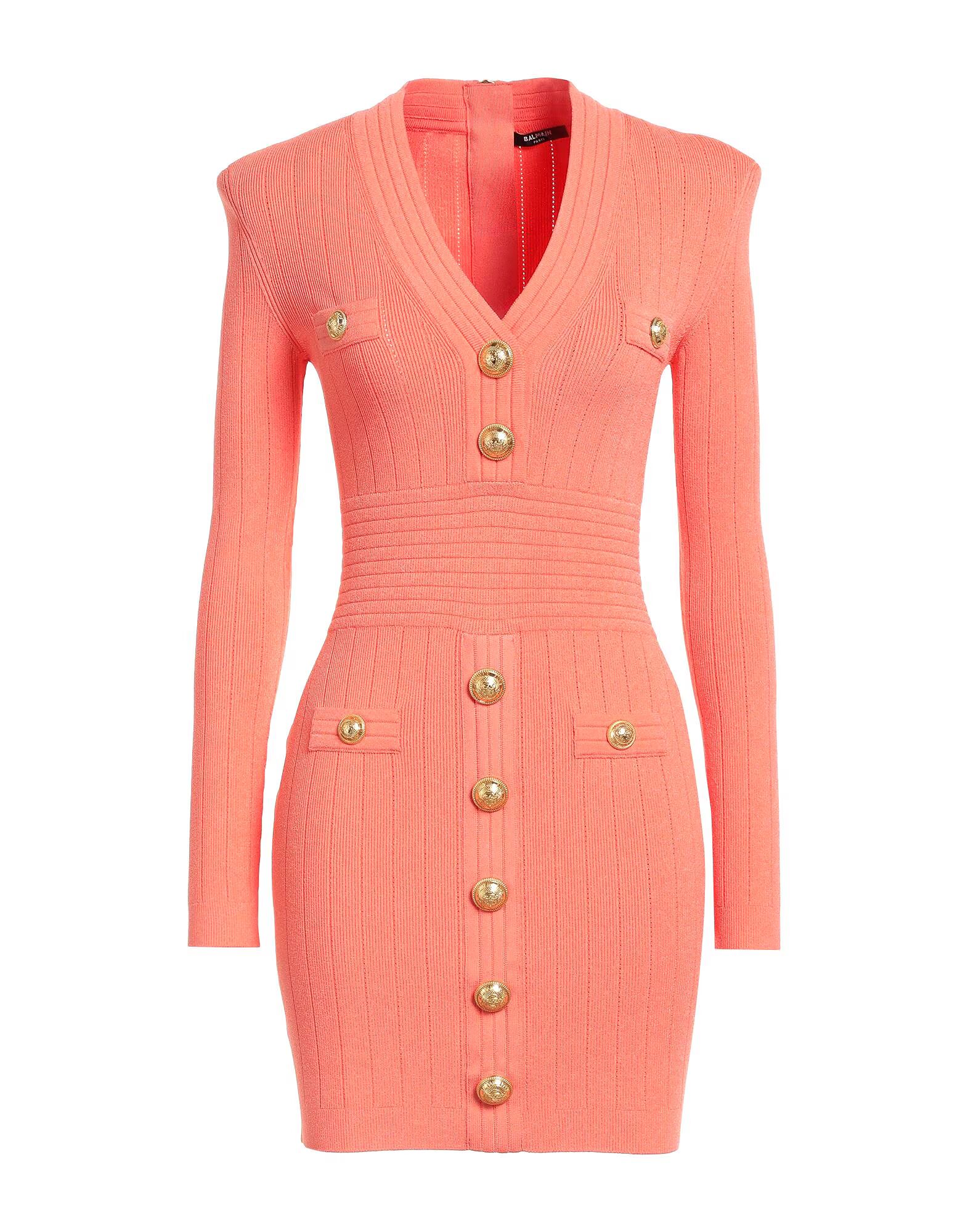 

Мини-платье Balmain, оранжевый