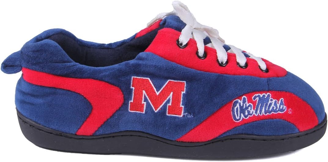 Тапочки Comfy Feet NCAA для использования дома и на улице, Ole Miss Rebels — фото 2