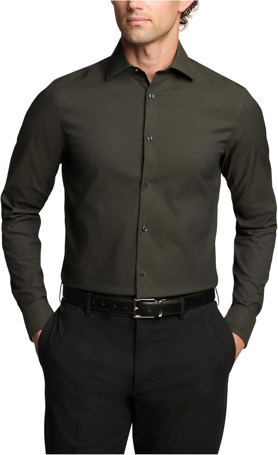 

Мужская рубашка Calvin Klein Slim Fit Modern Pincord, Olive