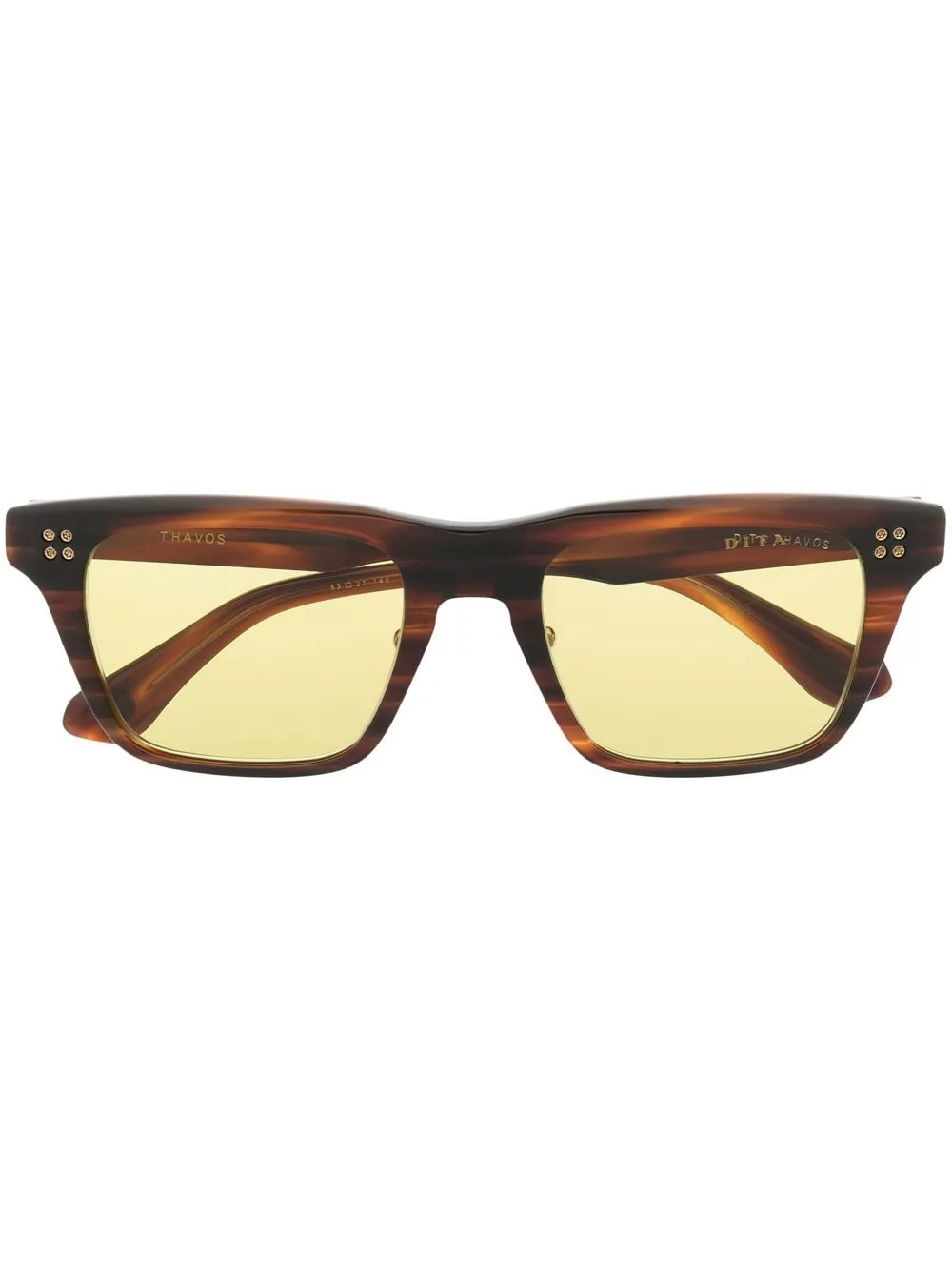 

Солнцезащитные очки Thavos в квадратной оправе Dita Eyewear, коричневый