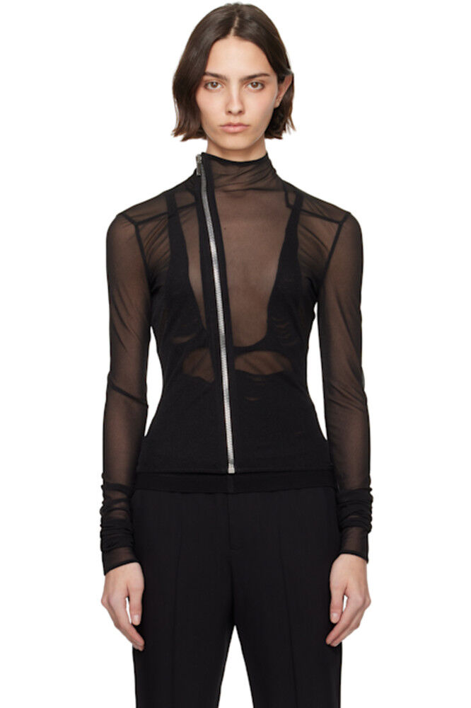 

Черная куртка Hollywood Gary Rick Owens Lilies