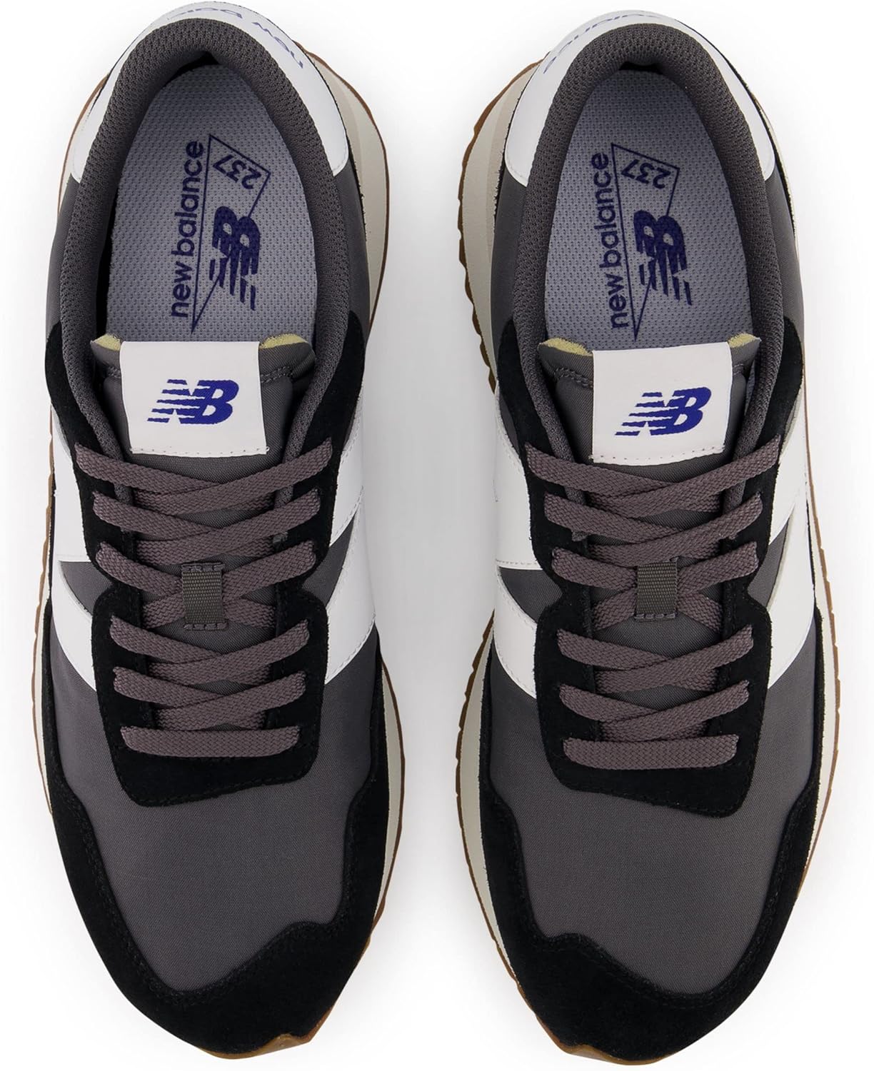 Мужские кроссовки для бега по шоссе New Balance 237 V1 Classic, черный — фото 3