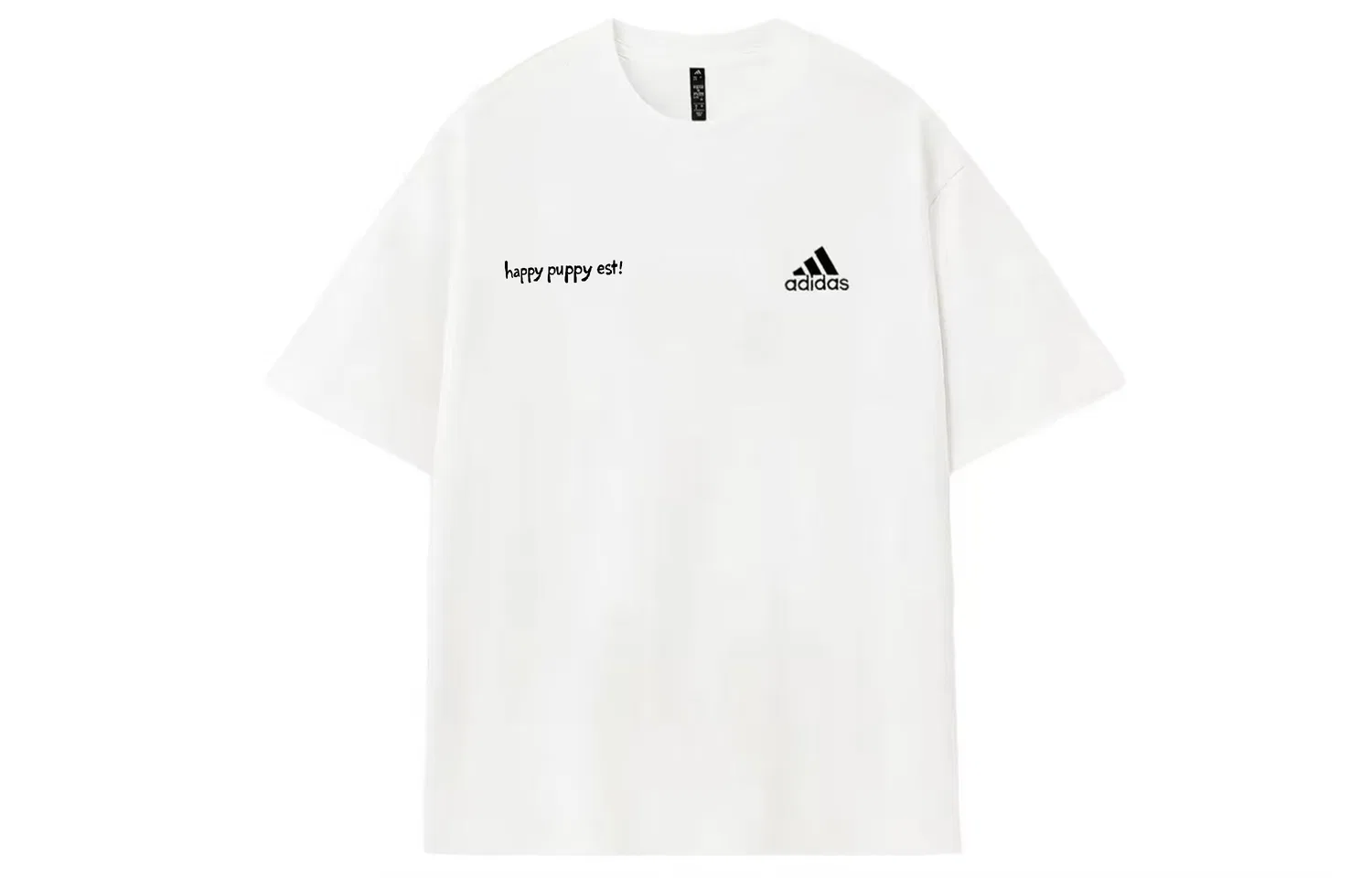 Футболка Adidas MUST HAVES с принтом, белая — фото 4