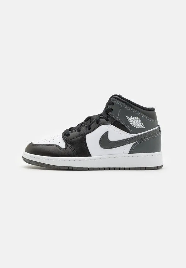 Кроссовки air jordan 1 mid Jordan, Black/Iron Grey/White
