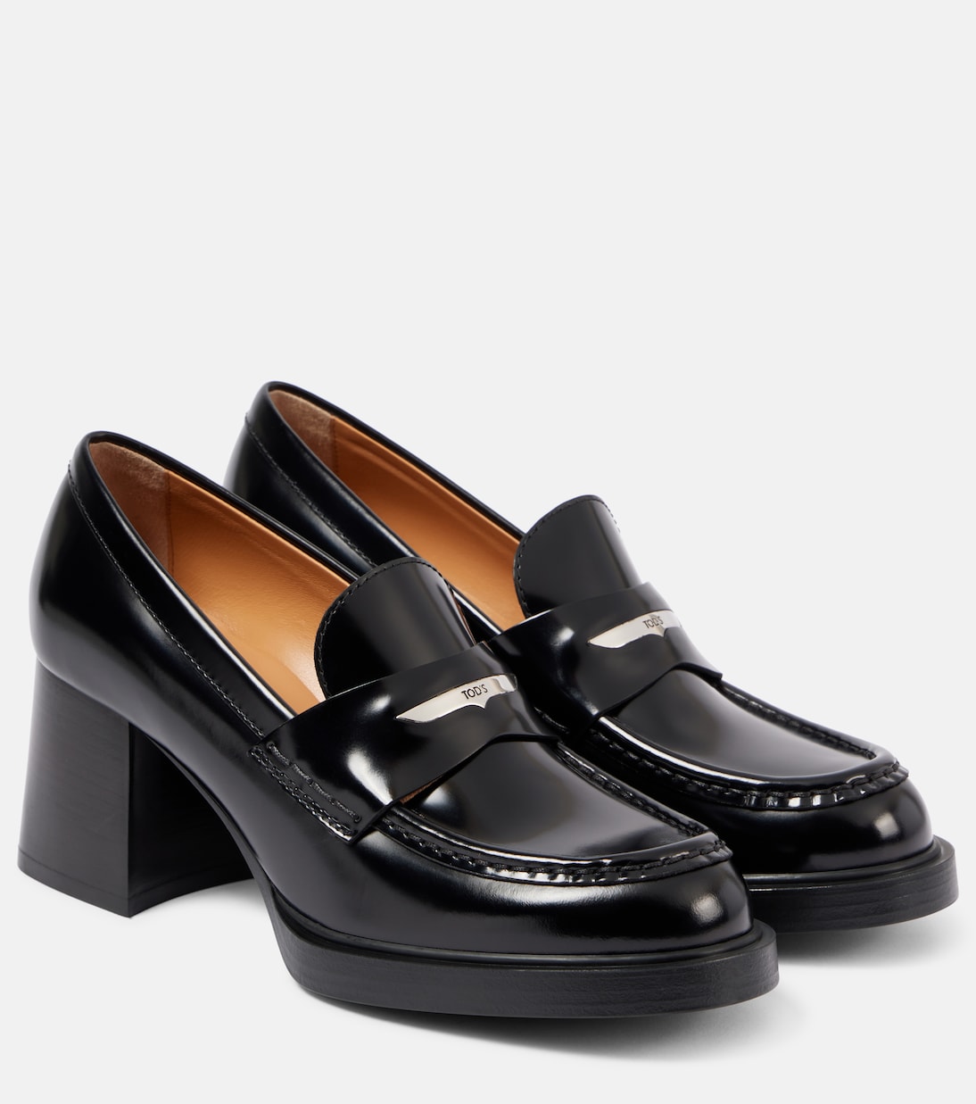 Лоферы на платформе Plateu Tod's, Nero