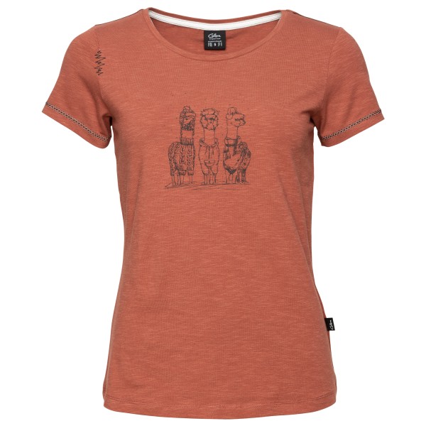 

Женская зимняя футболка из альпаки Гандия Chillaz, Brick