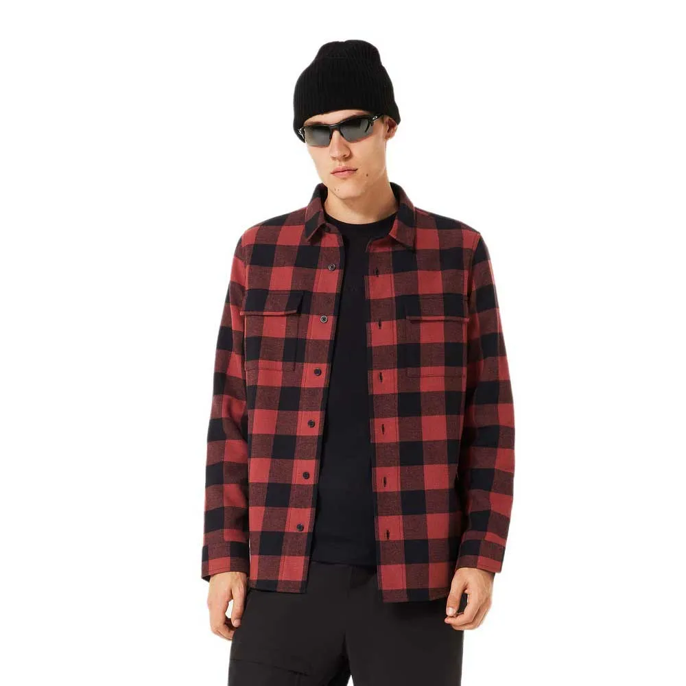 

Рубашка с длинным рукавом Oakley Bear cozy flannel, розовый