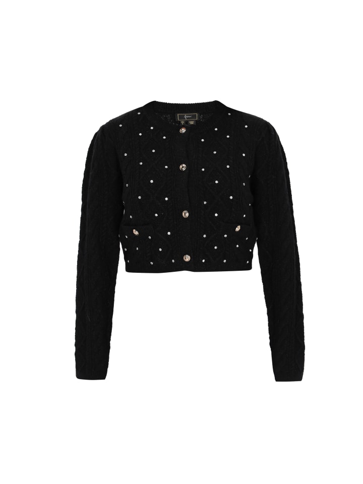 

Женский кардиган черного цвета faina