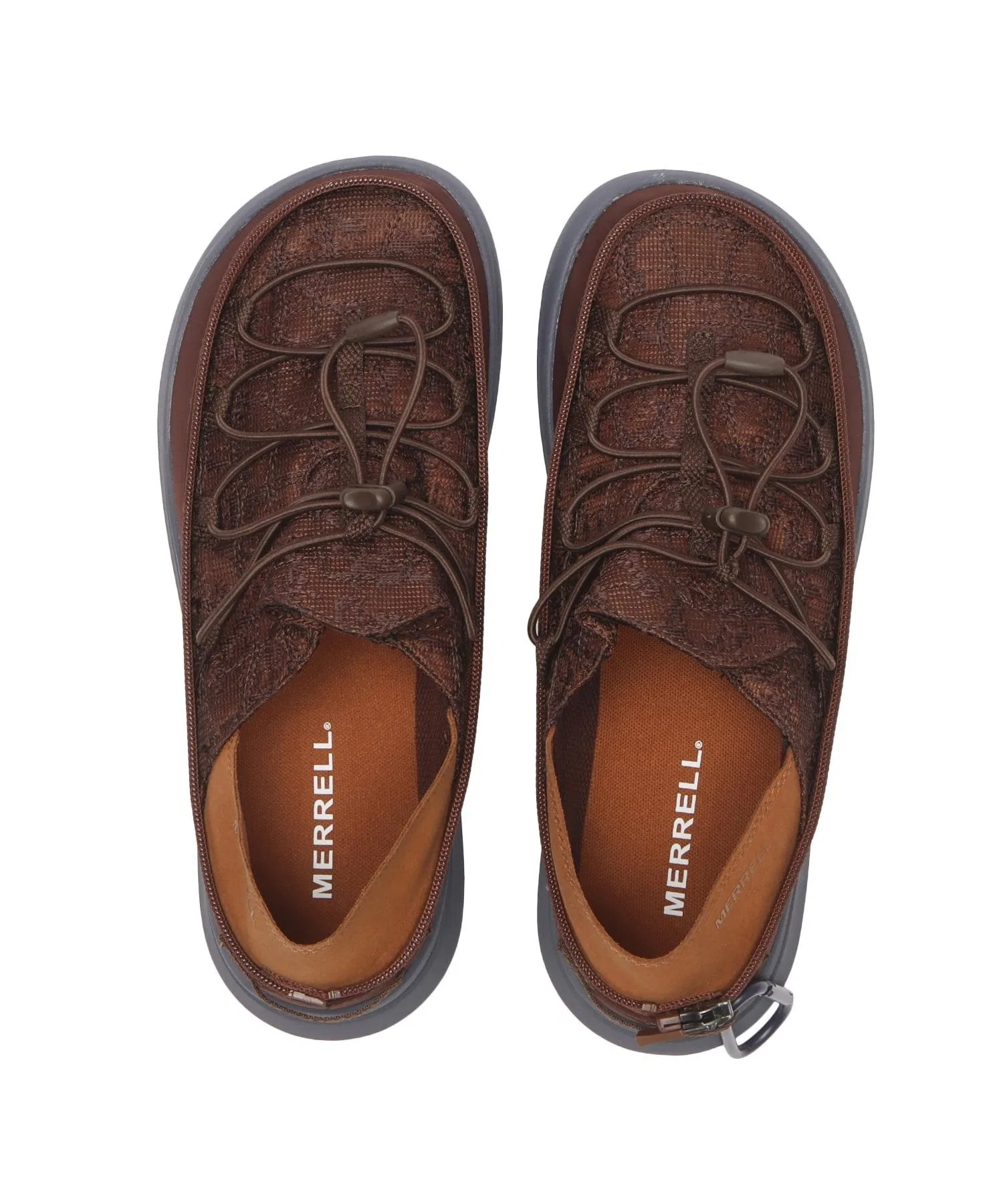 Мужские пакуемые кроссовки для спорта и путешествий MERRELL HUT MOC 2 PACKABLE серые — фото 4