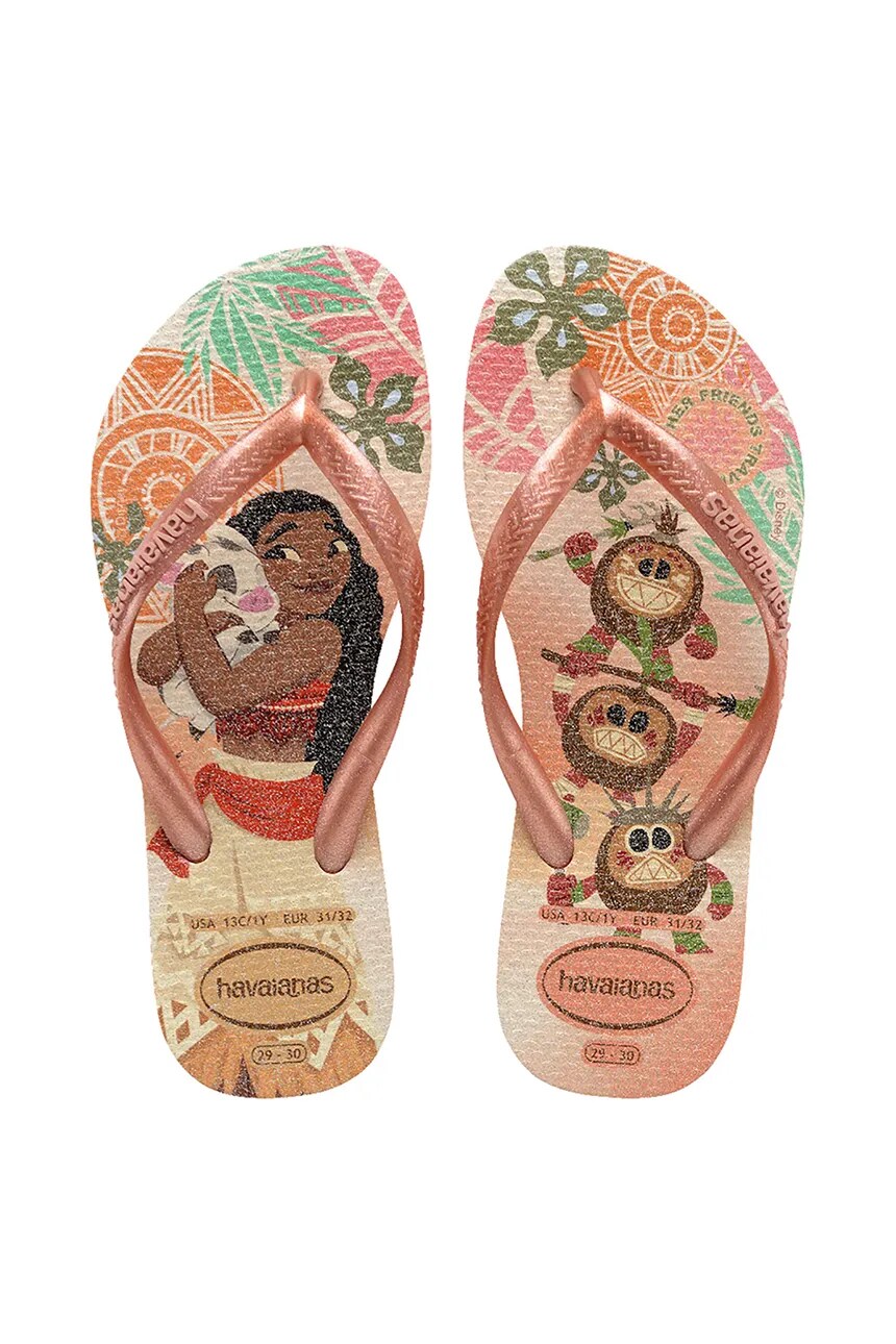 

Детские шлепанцы SLIM PRINCESS Havaianas, оранжевый