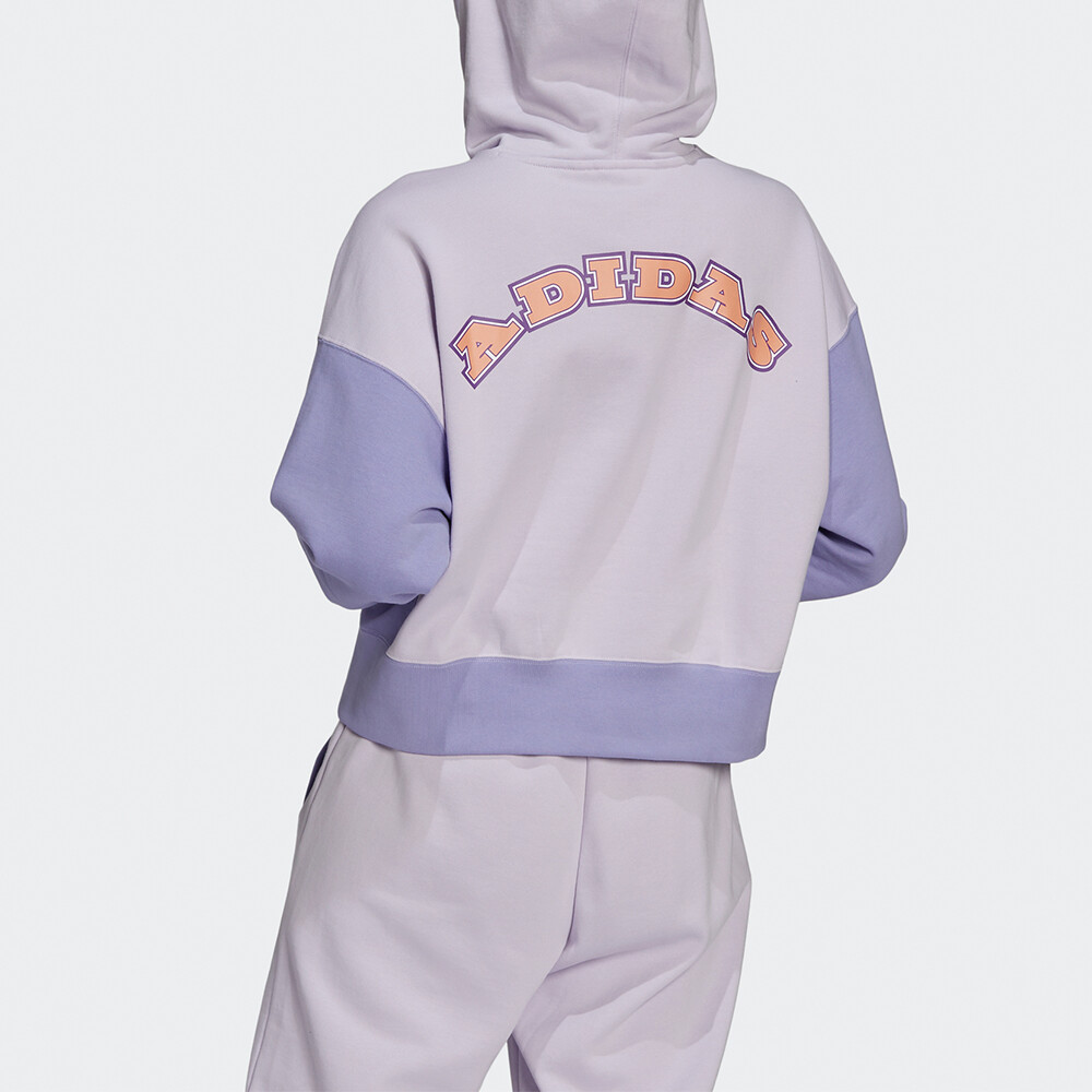 Свитшот женский сиреневый Adidas Originals — фото 3