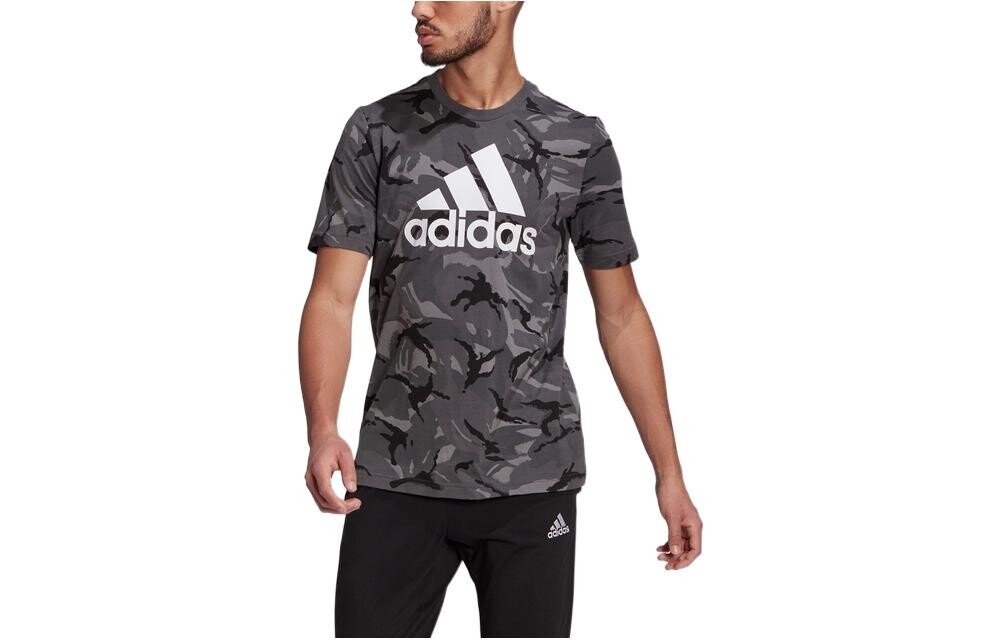 

Футболка мужская черная Adidas, черный