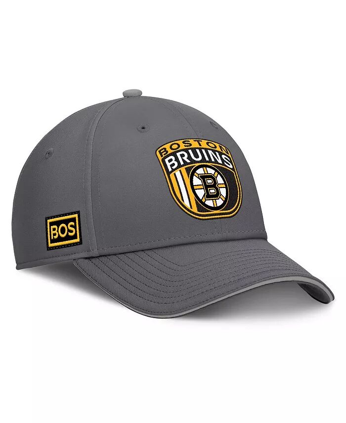 

Мужская серая бейсболка Boston Bruins Home Ice Flex Fanatics
