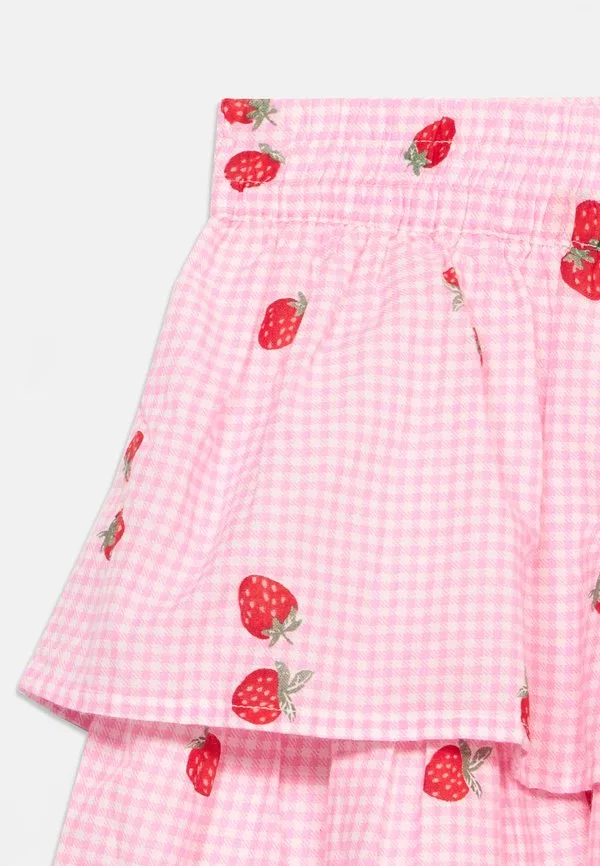 Многоярусная юбка мини-юбка Gap, Pink — фото 4