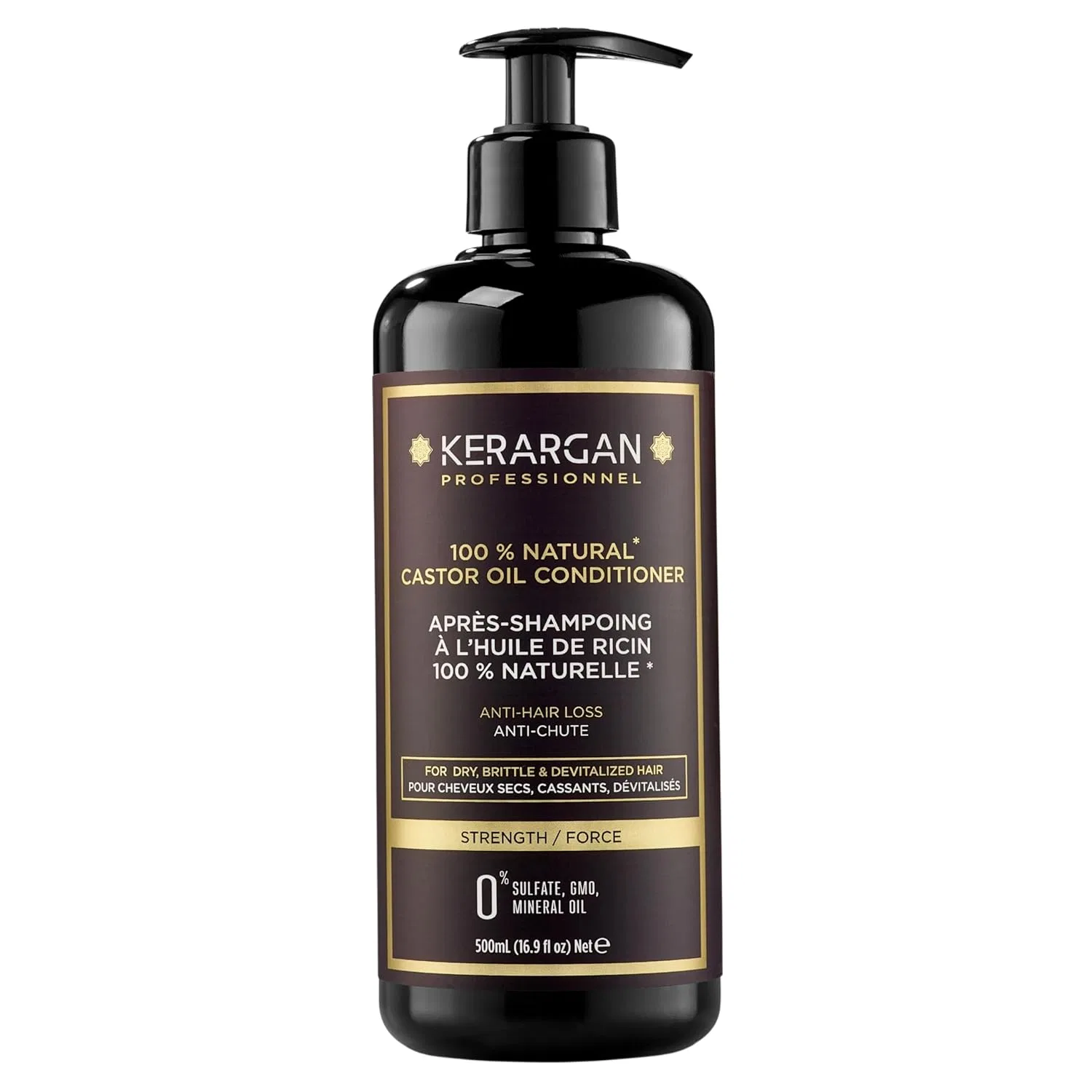 Кондиционер против выпадения волос с касторовым маслом Kerargan (500 мл) Kerargan