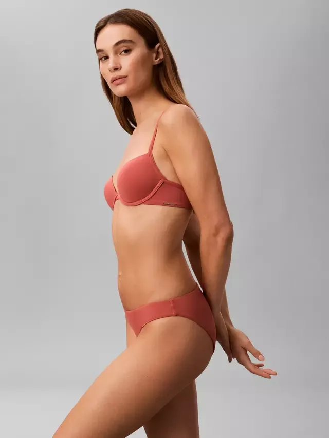 Плавки от бикини CK Essentials Calvin Klein, Mid Pink — фото 3