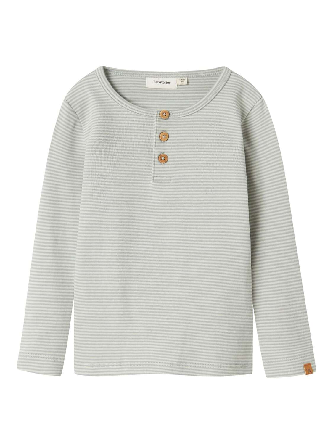 

Lil'Atelier Лонгслив в пастельно-зеленом цвете