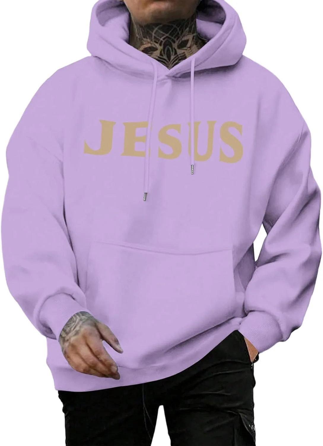 

Худи Christian для мужчин, свободный свитшот с кулиской