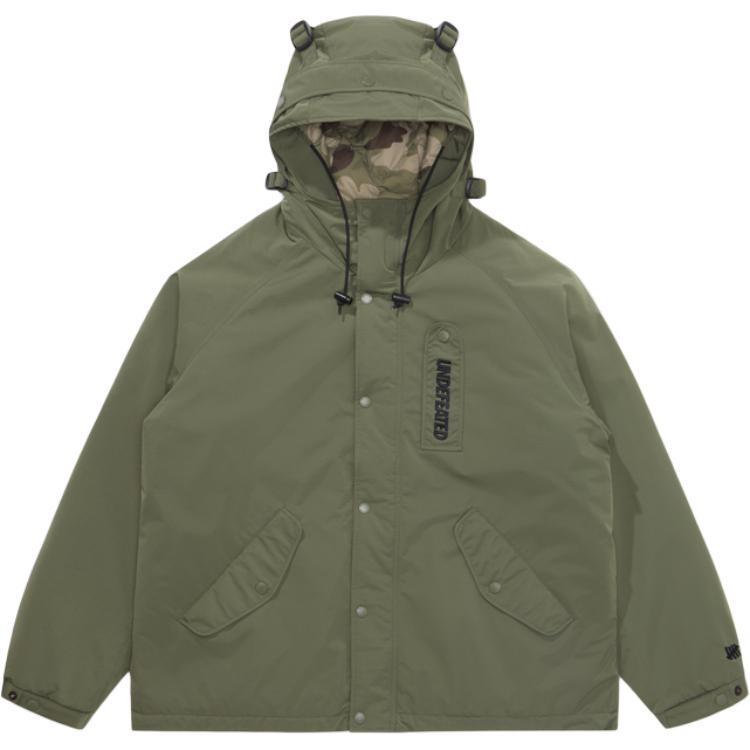 

UNDEFEATED Пуховик FW24 мужской, Black Ink Green