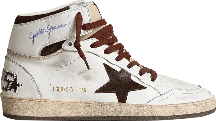 

Кроссовки Golden Goose Sky Star High 'White Chocolate Brown', белый, Коричневый, Кроссовки Golden Goose Sky Star High 'White Chocolate Brown', белый