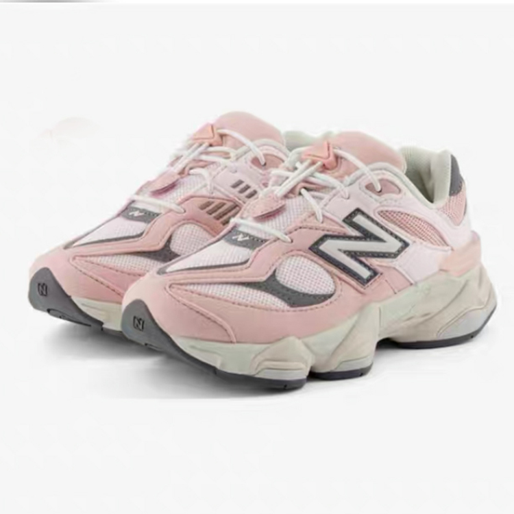 New Balance Детские кроссовки NB 9060 Anti-Kick с низким верхом, розовые, для повседневной носки — фото 2