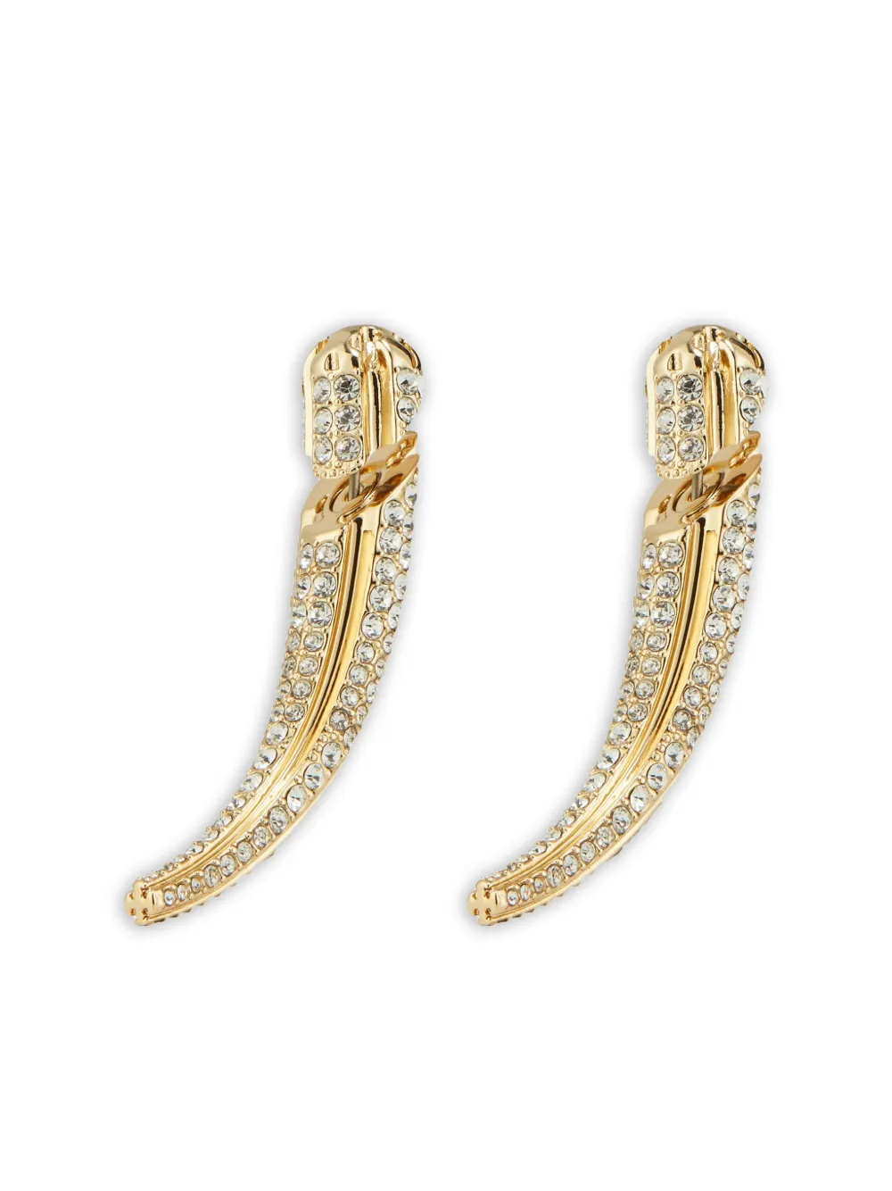 

Серьги-шипы с кристаллами pave Tory Burch, золотой