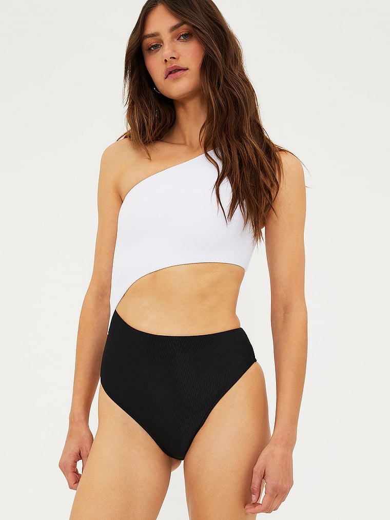 

Цельный костюм Celine Beach Riot, черный