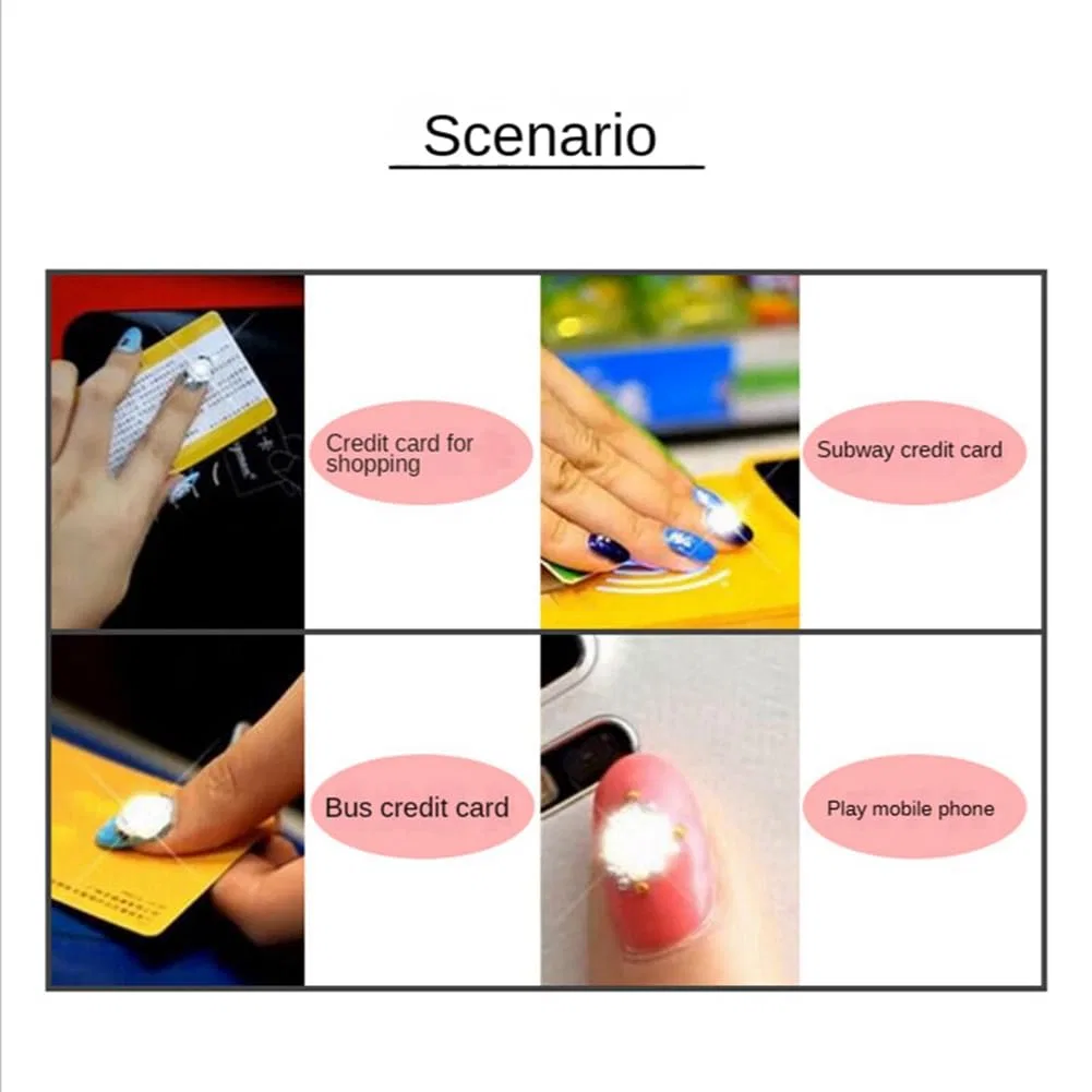 Светящиеся NFC LED-наклейки для ногтей Flash ‎Asuinxurr — фото 3
