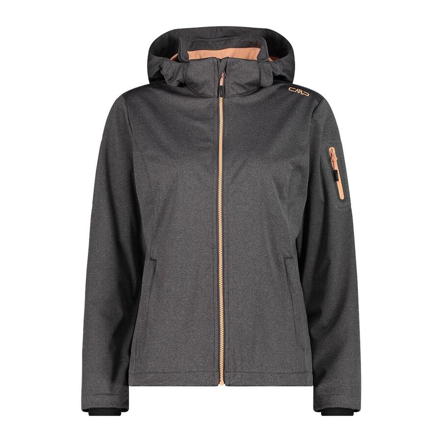 

Женская куртка софтшелл CMP, женская куртка с капюшоном и застежкой-молнией 39A5016M