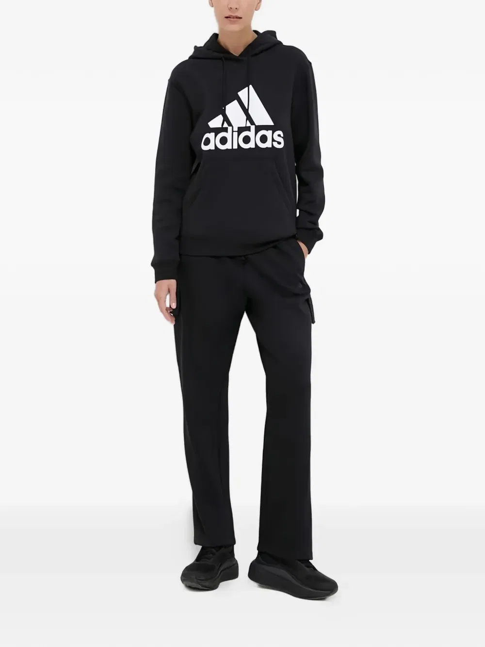 Спортивные брюки с карманами на все сезоны Adidas, черный — фото 2