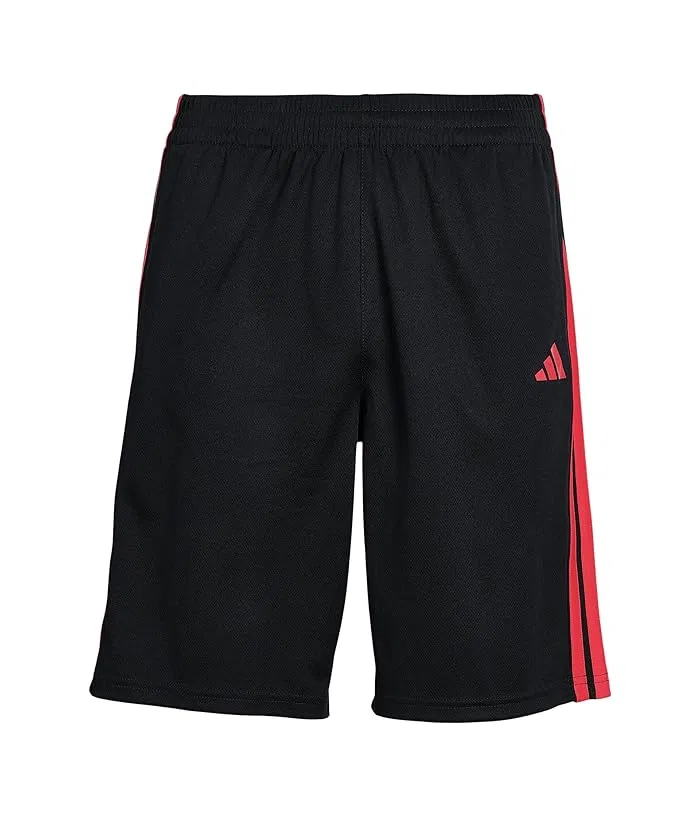 Шорты с тремя полосками Essentials 3-Stripe Shorts Adidas Kids, Dark Blue/Ice Tangerine/Pure Orange