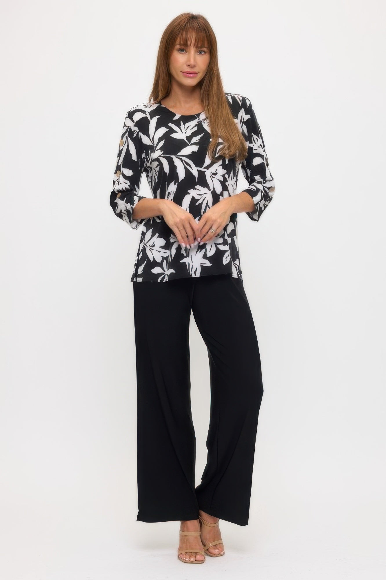 

Топ с пуговицами на рукавах сбоку Truedames, темно-синий