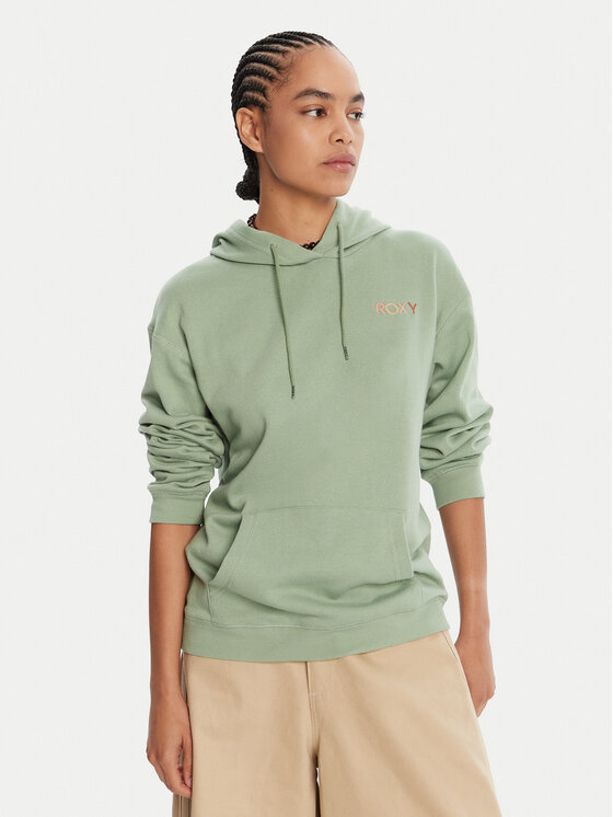 

Свитшот regular fit ERJFT04996 Roxy, зелёный