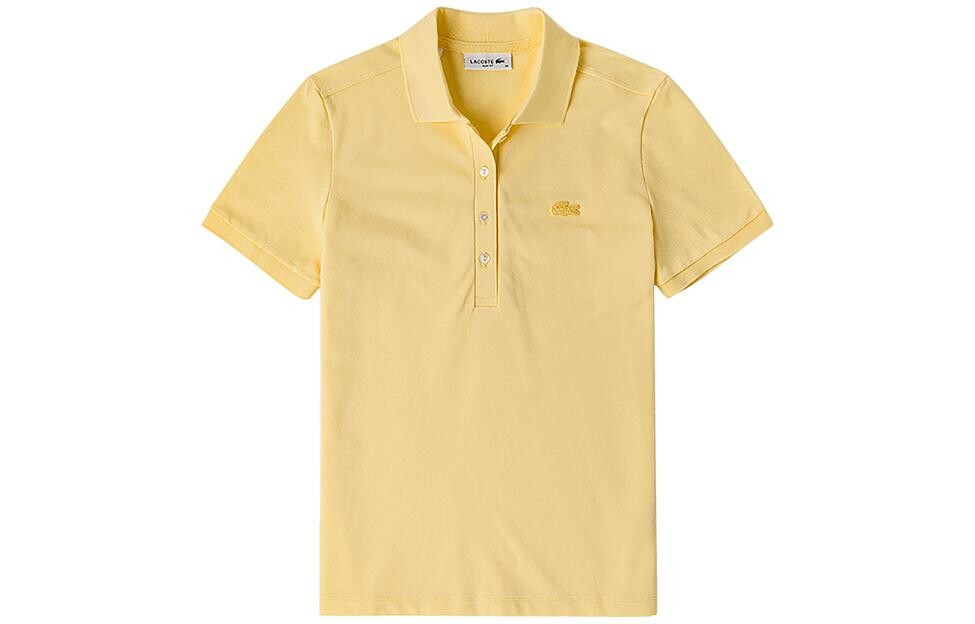 

Рубашка поло женская желтая Lacoste