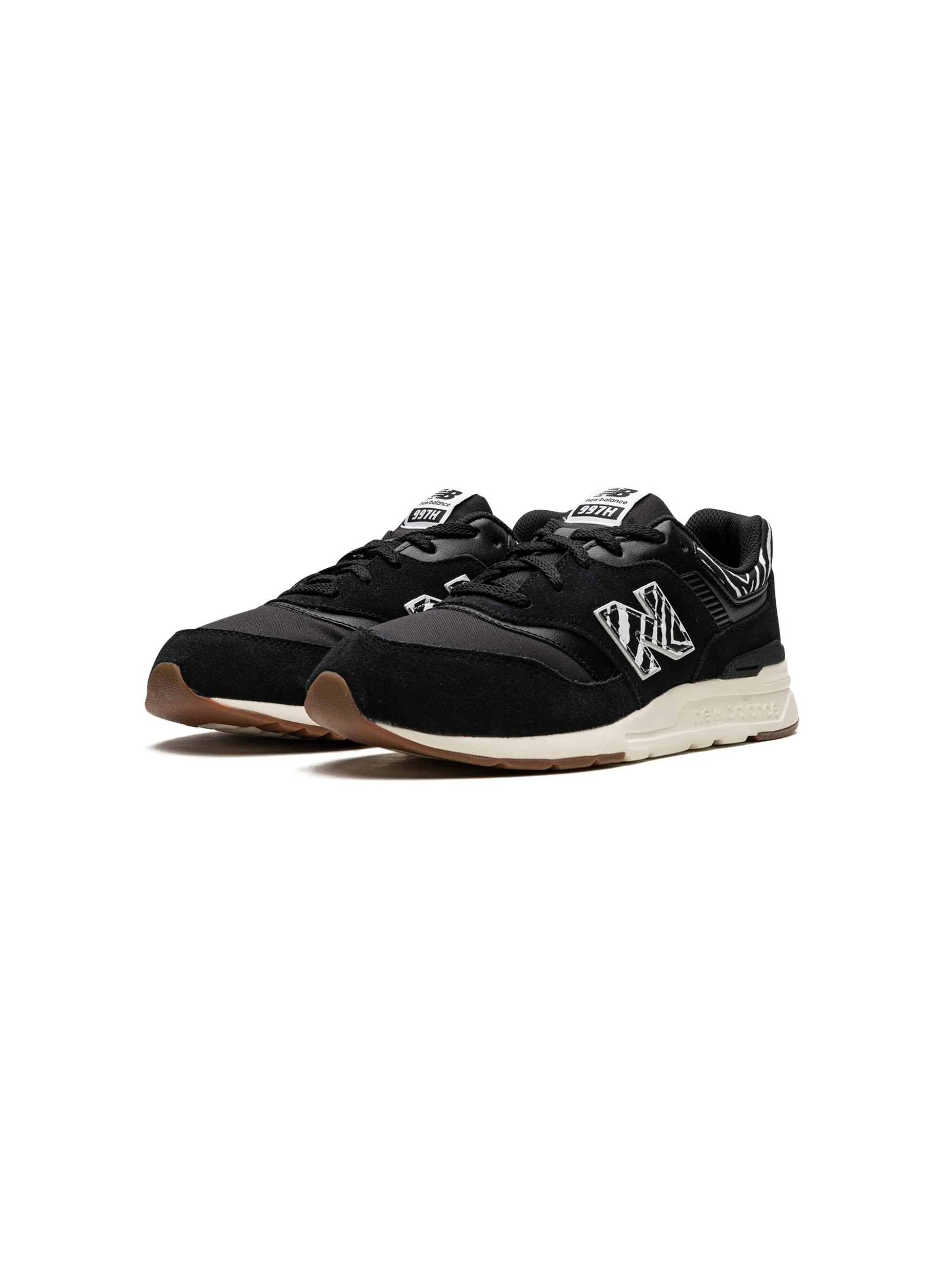 Кроссовки 997 Zebra New Balance Kids, черный — фото 3