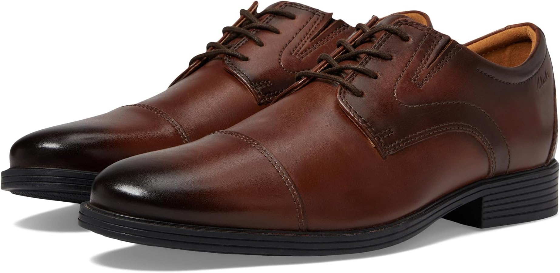 

Оксфорды Whiddon Cap Clarks, цвет Mahogany Leather