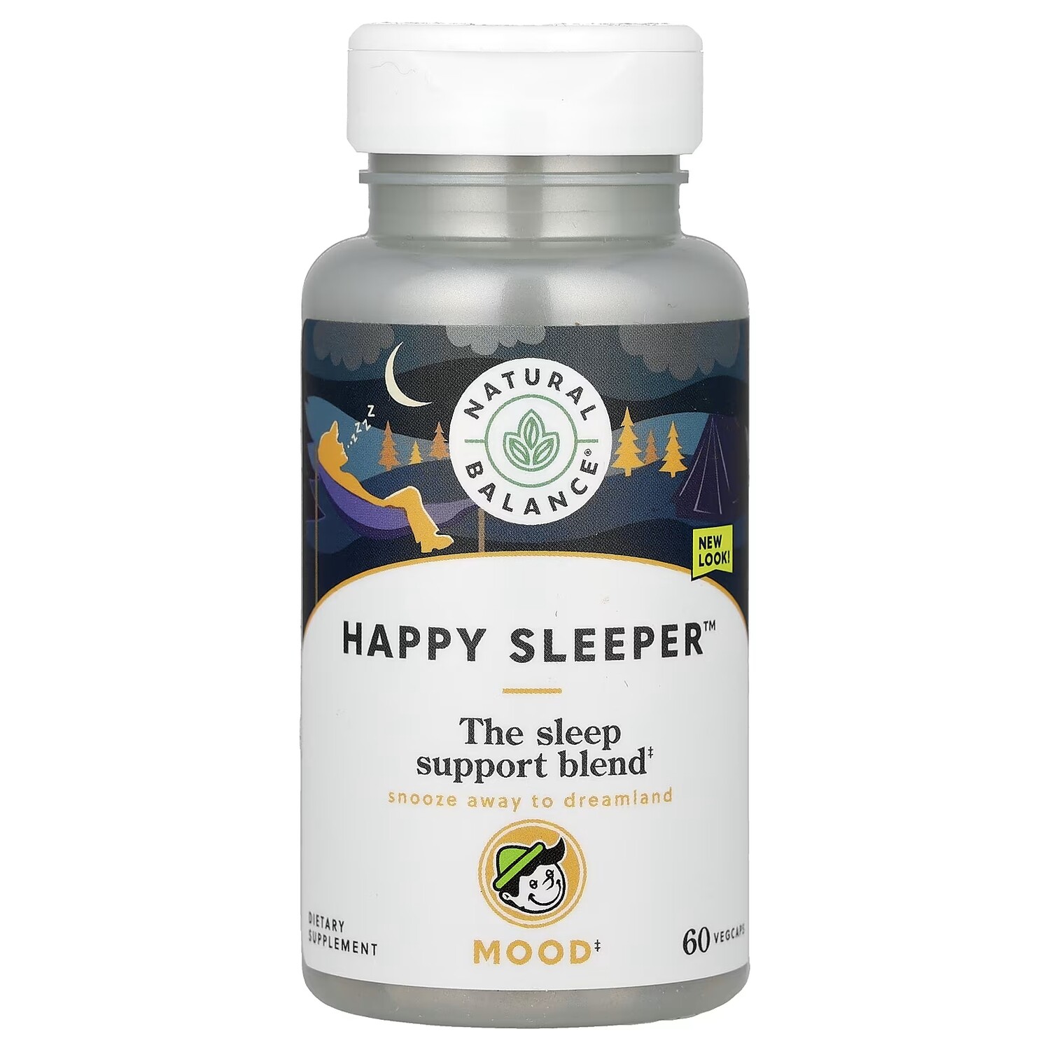 

Добавка Natural Balance Happy Sleeper, 60 растительных капсул