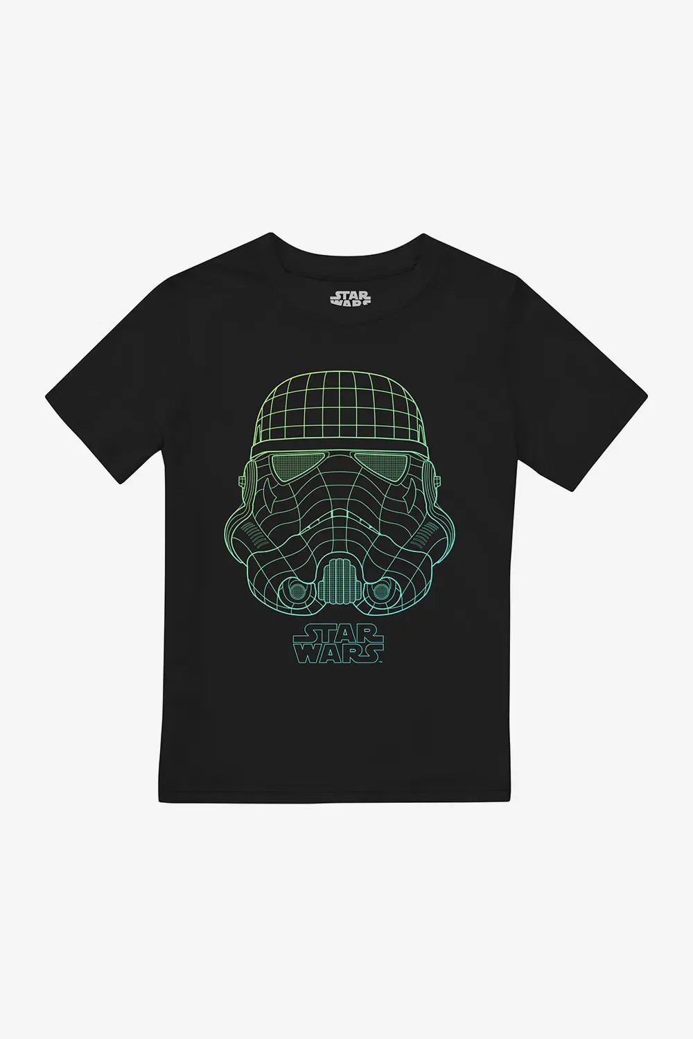 Футболка для мальчиков с принтом Star Wars, черный