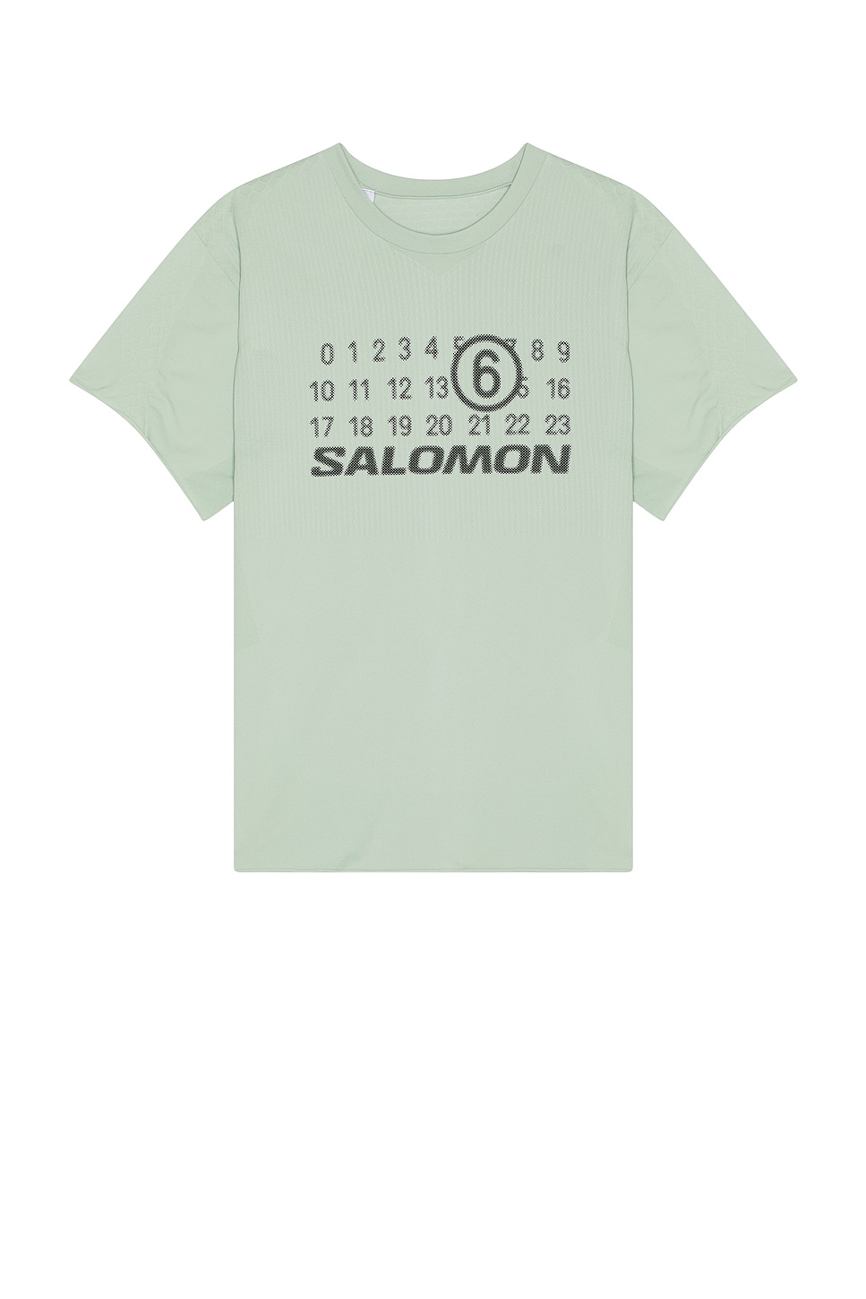 

Футболка X Salomon от Mm6 Maison Margiela, jadeite