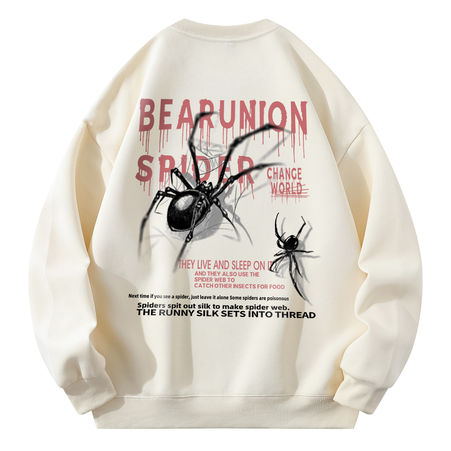 

Винтажный свитшот Unisex BEAR UNION, Бордовый