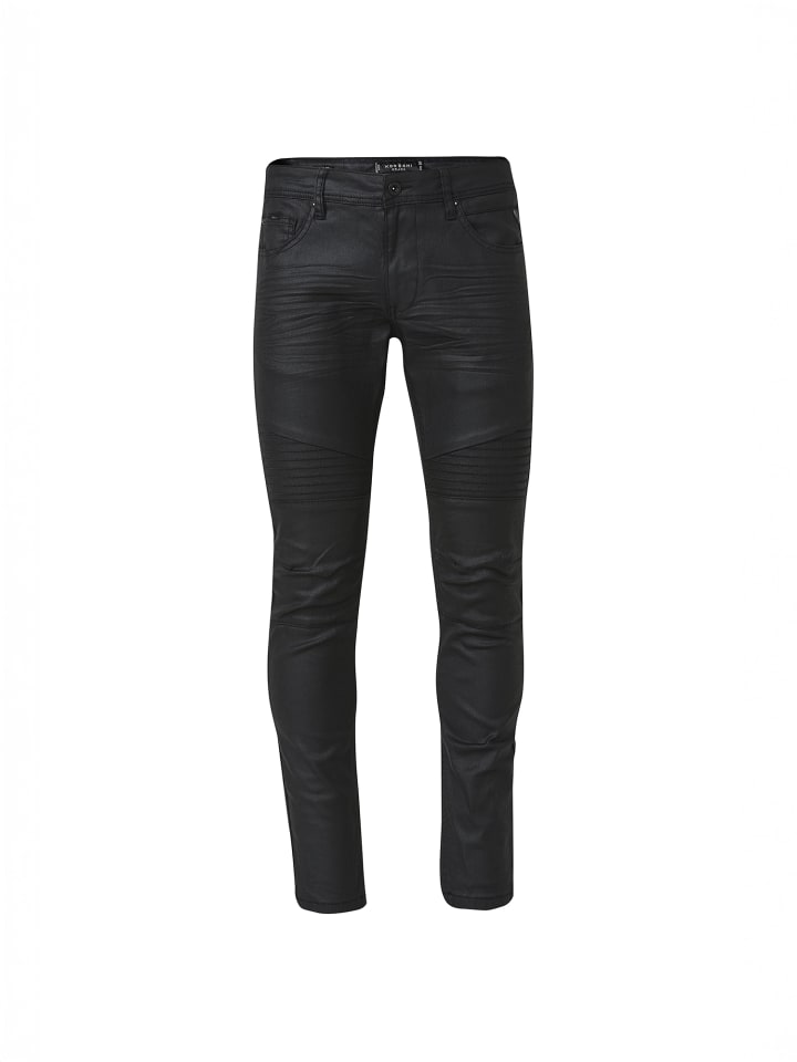 

Джинсы скинни байкерского кроя ЧЕРНОГО цвета KOROSHI