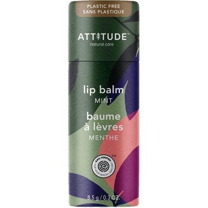 

ATTITUDE Мятный бальзам для губ без пластика 8,5 г