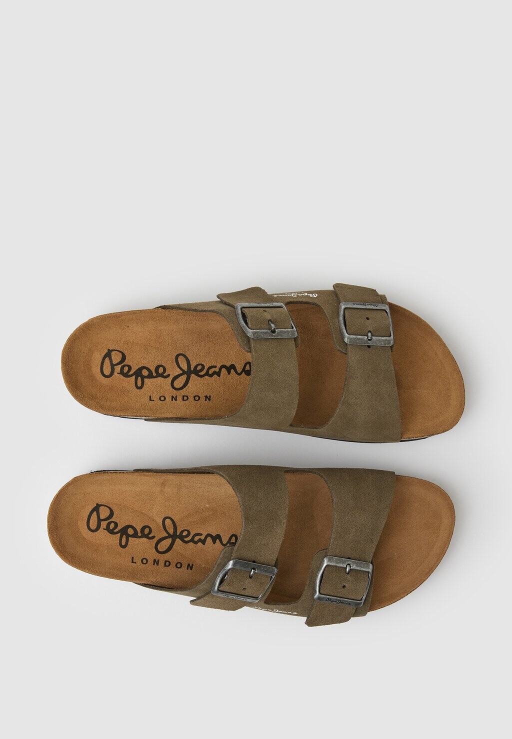 Мюли на плоской подошве Pepe Jeans, цвет khaki green — фото 3