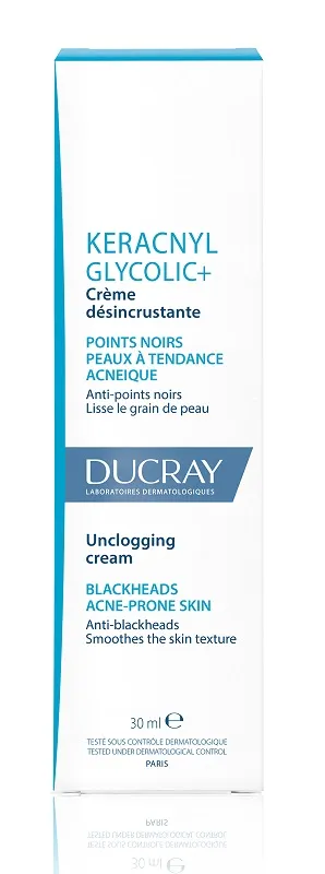 

Ducray Keracnyl Glycolic+ Очищающий крем для жирной кожи с несовершенствами 30 мл