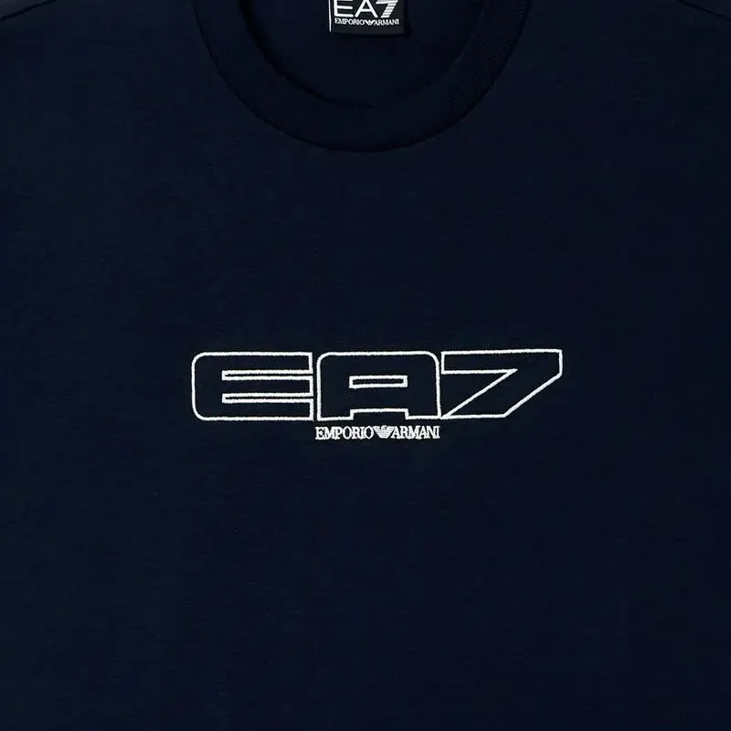 Футболка EA7 для мужчин EMPORIO ARMANI, синий — фото 4