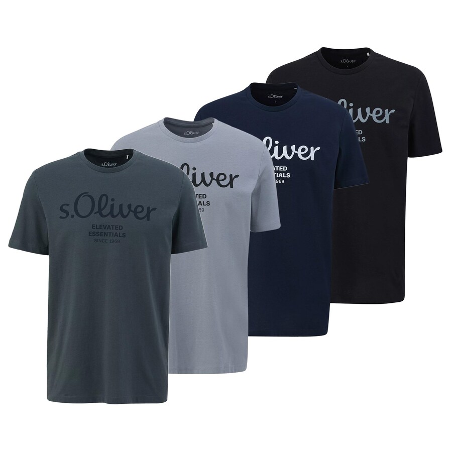 

Рубашка s.Oliver, цвет Dark blue/Anthracite/Light grey