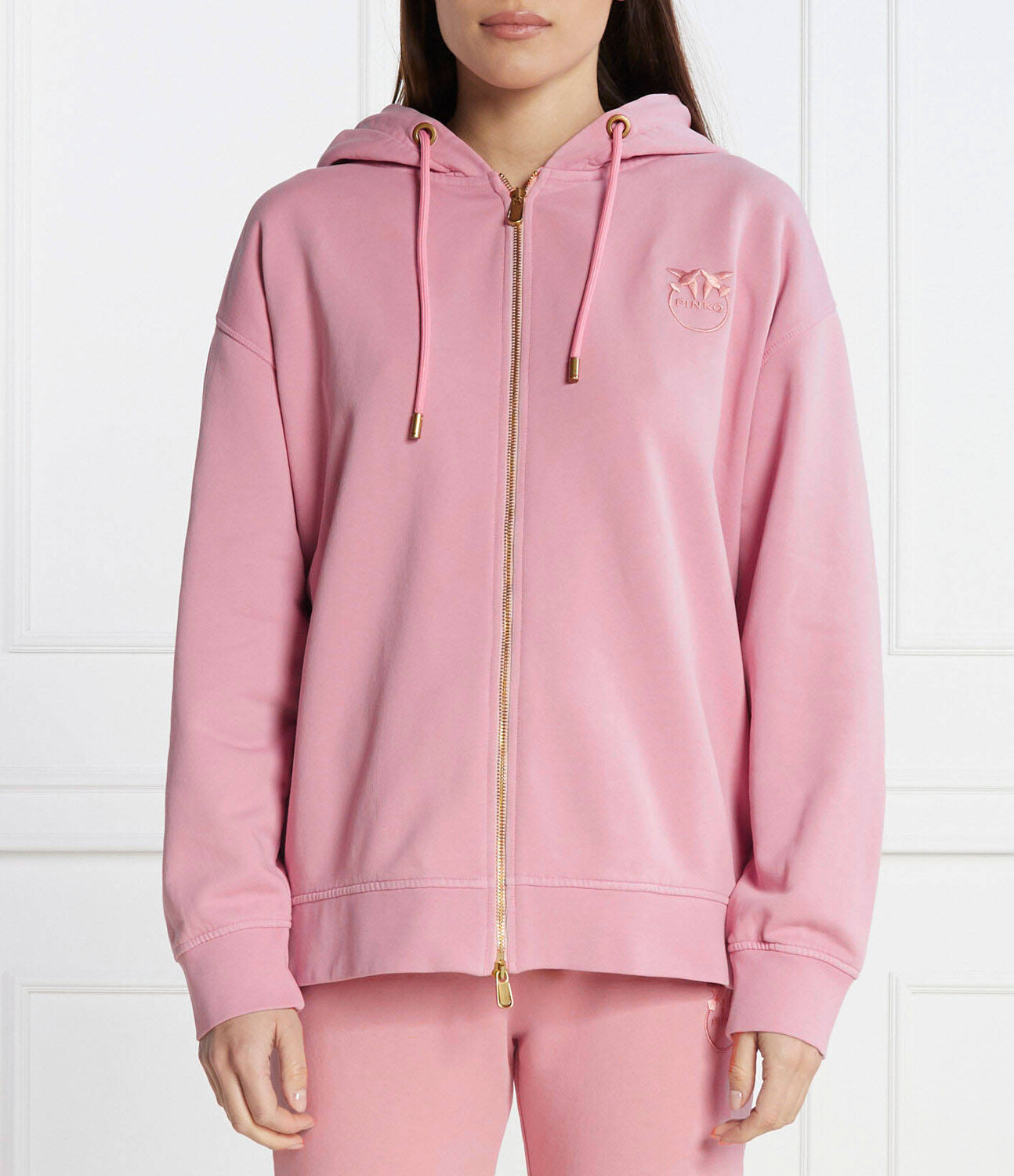 

Толстовка Pinko Loose fit, роза